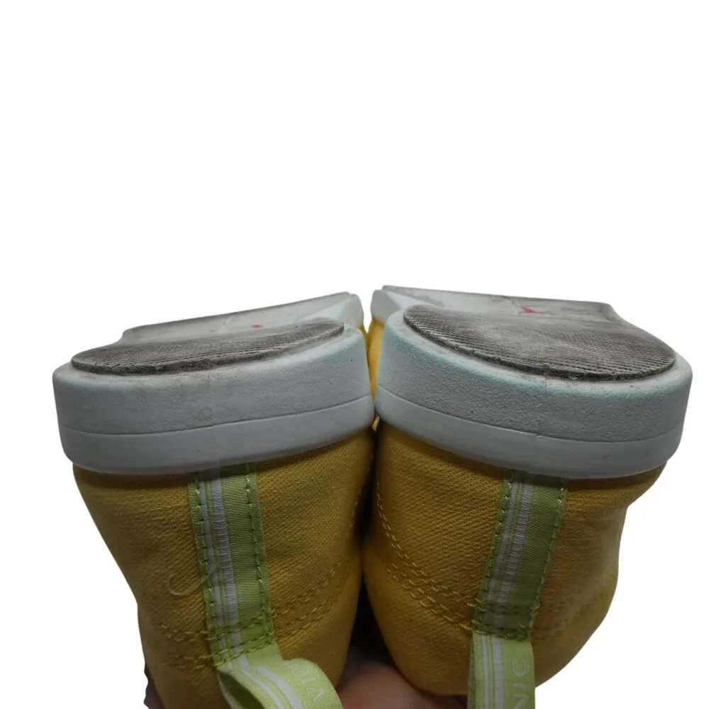 Vionic‎ Beach Stinson Yellow Canvas Lightweight Sneakers Womens 8.5